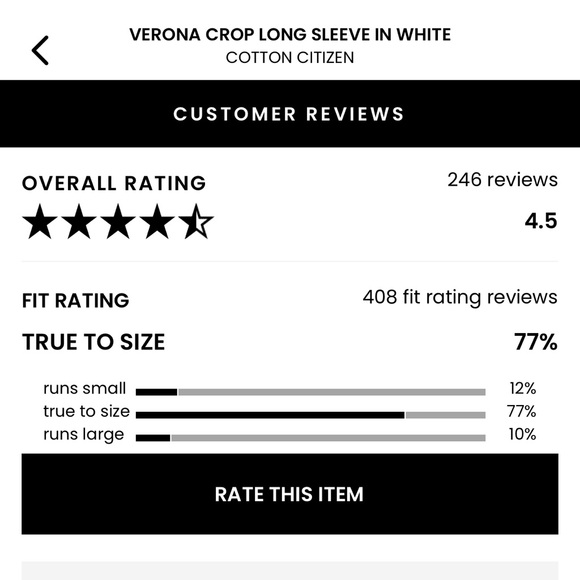 Verona Crop Long Sleeve in White
COTTON CITIZEN - Picture 5 of 7